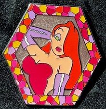 Disney Shopping Jessica Rabbit Mosaic Tile LE 250 Rare 2010 Pin picture