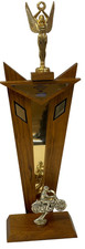 1964 AMA 2 FEET MOTORCYCLE RACING TROPHY HARLEY DAVIDSON TRIUMPH ASPEN COLORADO picture