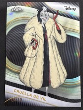 2025 Topps Chrome Disney #103 Cruella de Vil Black Refractor /10 picture