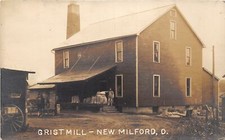 J71/ New Milford Ohio RPPC Postcard c1910 Grist Mill Portage County 23 picture