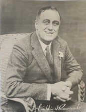 FDR Franklin D. Roosevelt Original c.1932 Photo Portrait Poster 26x20 Chicago picture