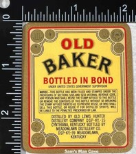 Old Baker Label - KENTUCKY picture