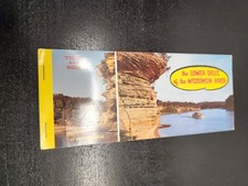 Lower Dells Wisconsin River Postcard Booklet R.H. Bennett Studio Vintage picture