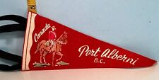 Vintage Port Alberni British Columbia Canada Mountie Logo Small Pennant  picture