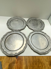 VINTAGE Set of 4 Crown Castle Ltd Pewtalloy 10