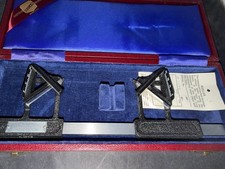 Keeler England Optical Instrument Gauge Measuring Tool in Case Vintage picture