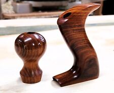 Bolivian Rosewood Tote & Knob For Stanley No 10 1/4 Carriage Makers Rabbet Plane picture