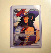 Bandai One Piece OP04 Ms. All Sunday OP04-084 Alternate Art Trading Card picture