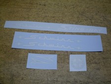 Schwinn Approved Stingray Bicycle Complete White Decal Set picture