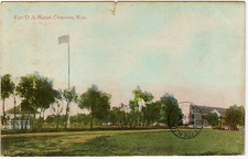 1909 Cheyenne WY Wyoming Postcard Ft. Fort D.A. Russel RARE Old Antique DB picture