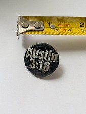 Vintage Pin Pinback Button Austin 3:16 Stone Cold Steve Austin WWE Wrestling picture