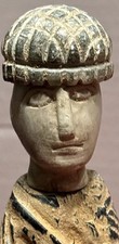 VERY RARE outstanding 200 BC BACTRIAN STONE STANDING IDOL LARGE SIZE 16cm 5.5cm picture