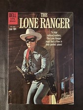 Vintage THE LONE RANGER #135 ~ 1960 Dell ~ Clayton Moore Cover ~ VF+ picture