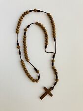 Catholic Wooden Bead Rosary  Rosary Beads Catholic  Rosarios Para picture