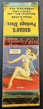 Vintage 1947 Gil Elvgren Pin-Up Matchcover 
