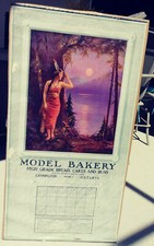 LARGE ORIGINAL 1925 CALENDAR - ? R ATKINSON FOX - BEAUTIFUL INDIAN MAIDEN -46x25 picture