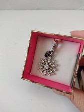 Juicy Couture Silver Plated Snowflake Bracelet Charm Limited Edition 2013 picture