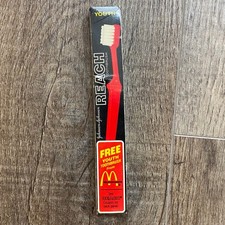 Vintage Johnson & Johnson Reach Youth Toothbrush McDonald's Promotional Red New picture