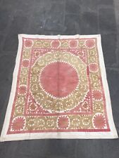 Vintage Handmade Suzani Tablecover, Home Decorations, Uzbek Suzani Textile picture