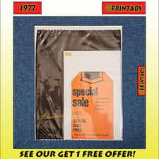 1977 Sears Unused Store Sign + 1980's Bag - Supplies Are Limited Ultra Rare picture
