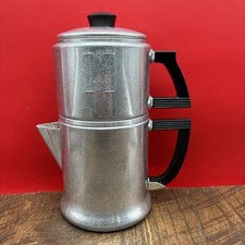 Wear-Ever No. 3044 Aluminum 4-Cup Vintage Coffee Pot w/ Lid picture