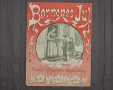 Early Børnenes Jul Danish Christmas Annual Antique Illustrated Cover picture
