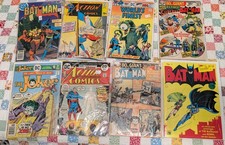 vintage DC comics Lot of ( 8 ) ... 15 Cent and 20 cent Superman etc 🔥 batman  picture
