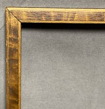 Antique Victorian Solid Wood Frame Painted Tortoise Shell Gilt Fits 18.5