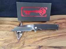 Chaves Knives Sangre Street G-10/Titanium Hndl & Belt Finished Bohler M390 Blade picture