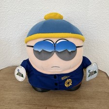 RARE 10” 1998 South Park Cop Cartman Plush Doll Limited Edition Vintage picture