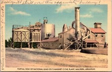 Linen PC Partial View of National Lead Co's Magnet Cove Plant Malvern Arkansas picture