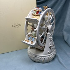 Lenox Disney Mickey And Friends At The Fair Animated Ferris Wheel RARE picture