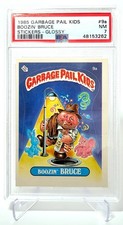 1985 Topps Garbage Pail Kids Series 1 - #9a Boozin' Bruce - PSA 7 NM picture