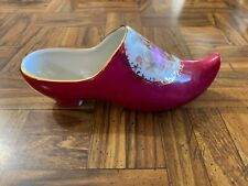 Vintage Limoges France GIRAUD Very Rare Fragonard Court Couple Large Red Shoe  picture