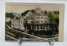 Vtg c1930's-1940's Old Amsterdam Academy , Amsterdam, New York RPPC Postcard picture