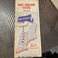 New England states roadmap baystate map picture