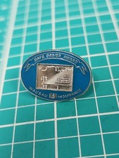 Vtg Wausau Insurance Safe Driver Award Silver Tone Lapel Pin picture