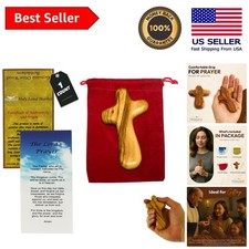 Elegant Handheld Cross - 4 Inches of Bethlehem Craftsmanship for Your Faith picture