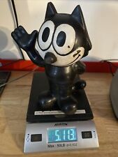 Felix Kitty Cat Piggy Bank HOTROD Ratrod Banking Patina Collector 6+LBS BLEMISH picture