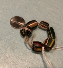 Six Antique Lampwork “King” Trade Beads picture