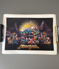 RARE Disneyland 1997 LIGHT MAGIC Original Signed Lithograph Parade Poster picture