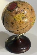 Denoyer Geppert Globe Mechanical Bank Mutual Deposit & Loan San Antonio Tx Vtg picture