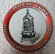ANTIQUE TIP TRAY - Royal Ruby Cleveland Stove, circa 1910 NR EXCELLENT picture