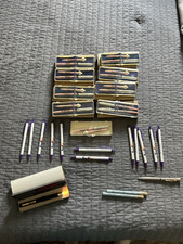 VINTAGE W.S.(8)ROTARY DIALER & PEN SET W/CASE..FED EX PENS(12).GARLAND PEN(1)... picture