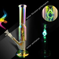 12 Inch Heavy Glass Bongs Percolator Water Pipe Filter 14mm Bowl Thick Bubbler 1 picture