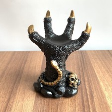 Dragon Claw Resin Sphere Holder Stand Base Natural Crystal Ball Hand C655 picture