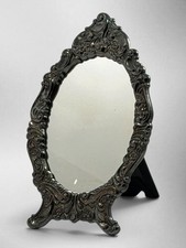 Vintage Wallace Baroque Silverplate Ornate Vanity Table Mirror 759 Easel picture