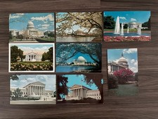 Lot 7 Vintage Washington DC Postcards 1927 Military Training Camp Postmark PA picture