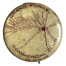 1906 Grand Forks ND Commercial Club Map 1.5