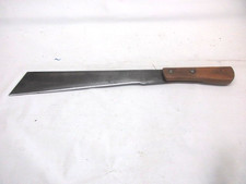 Vintage machete with wood handle, 13